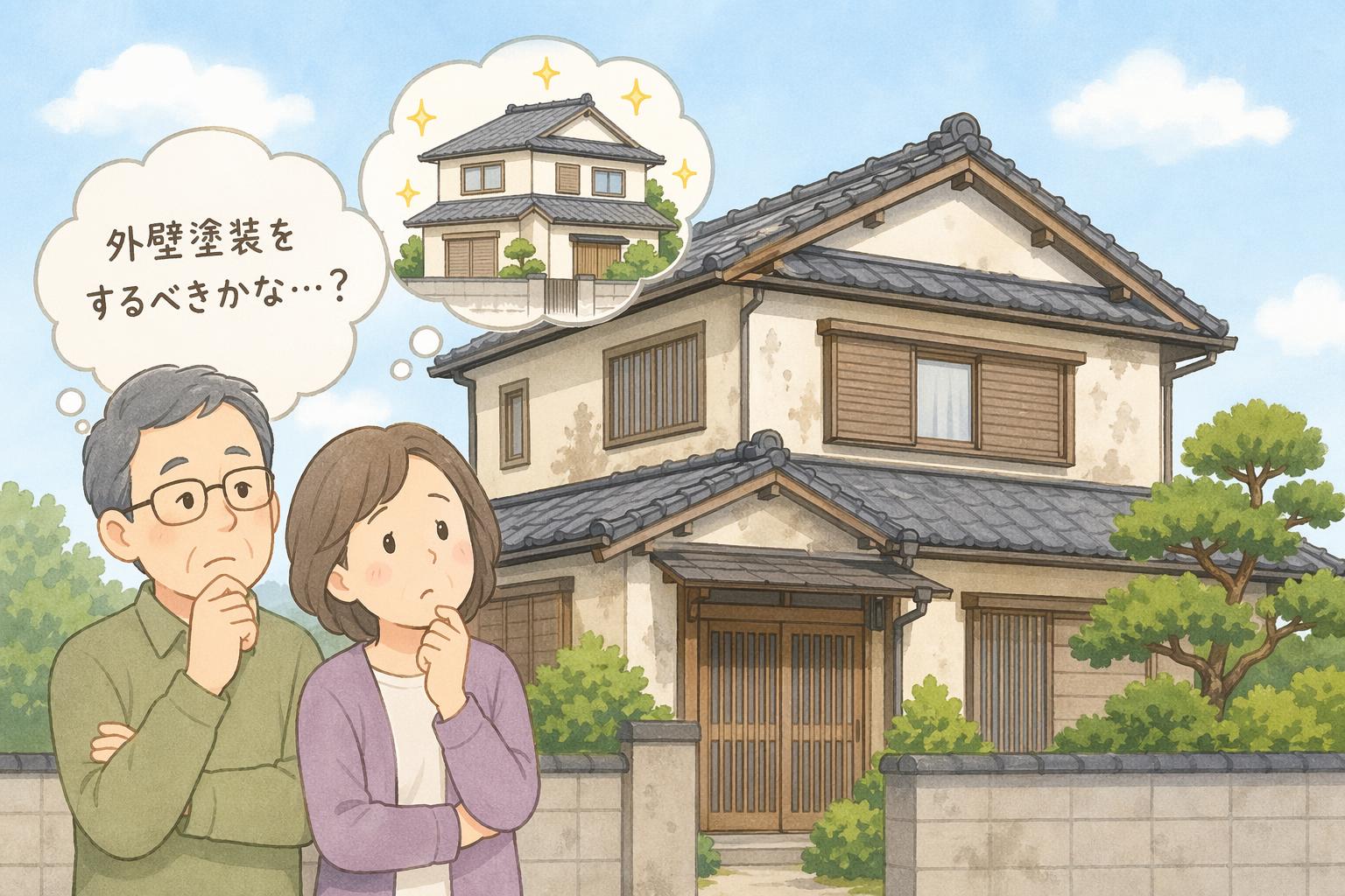 50代からの外壁塗装。島根で『あと30年持たせる家』にするための、後悔しない塗料選び