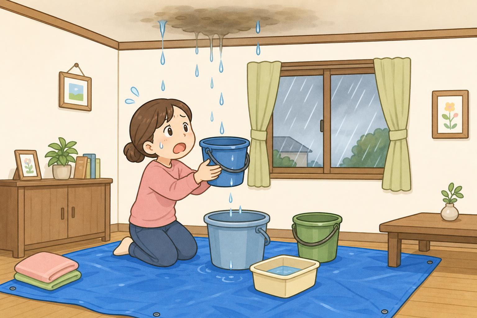 雨漏りは放置厳禁！外壁塗装会社が教える正しい対処法【島根県】